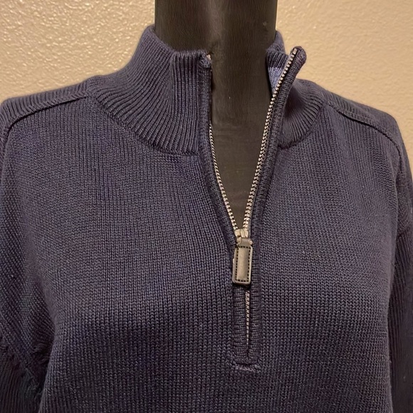 Oscar D La Renta knit sweater, men’s Sz XL, blue - Picture 2 of 6